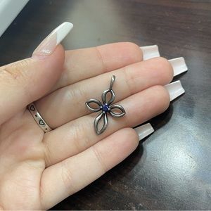 James Avery Remembrance Birthstone Cross Pendant